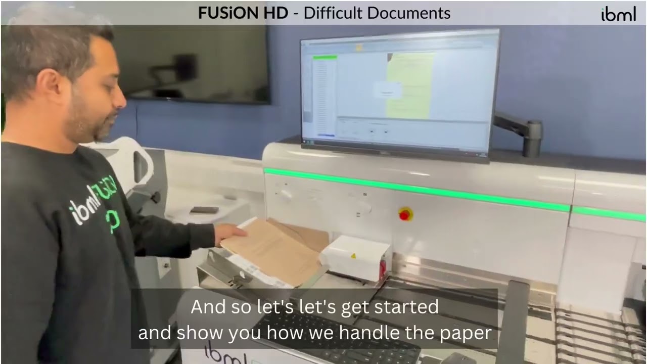 ibml Fusion HD - Difficult Documents