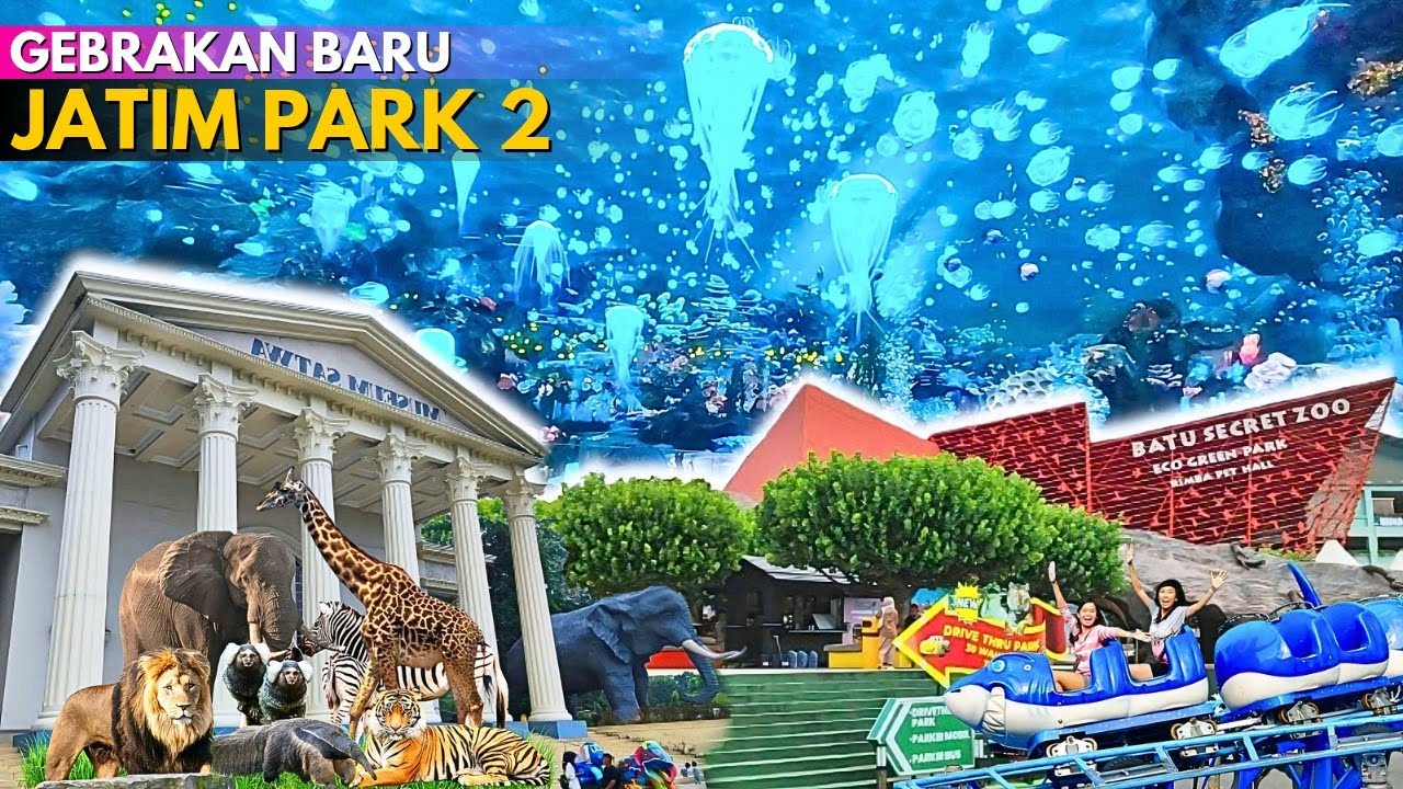 GEBRAKAN BARU JATIM PARK 2 ‼ Full Review Batu Secret Zoo, Virtual Immersive Park, Museum Satwa