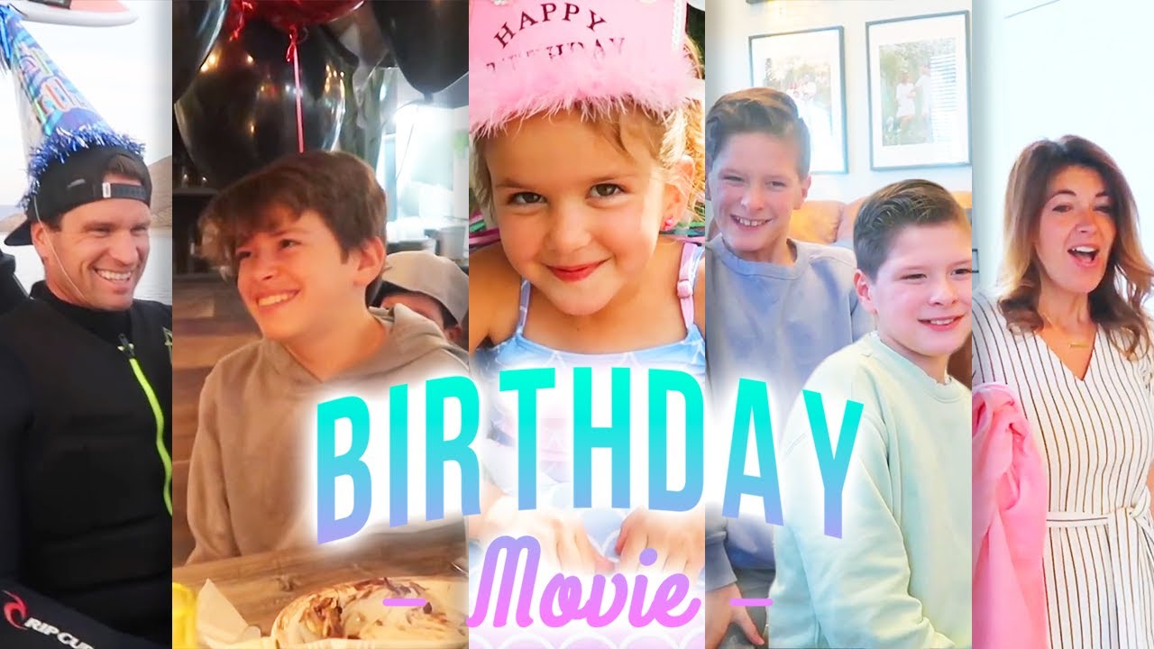 BIGGEST BIRTHDAY BASH | BIRTHDAYS OVER THE YEARS | THE BIRTHDAY MOVIE