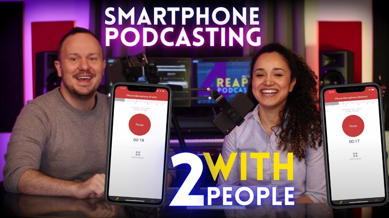 🎙📱📱 Podcast with Phone with Two People // Smartphone Podcasting