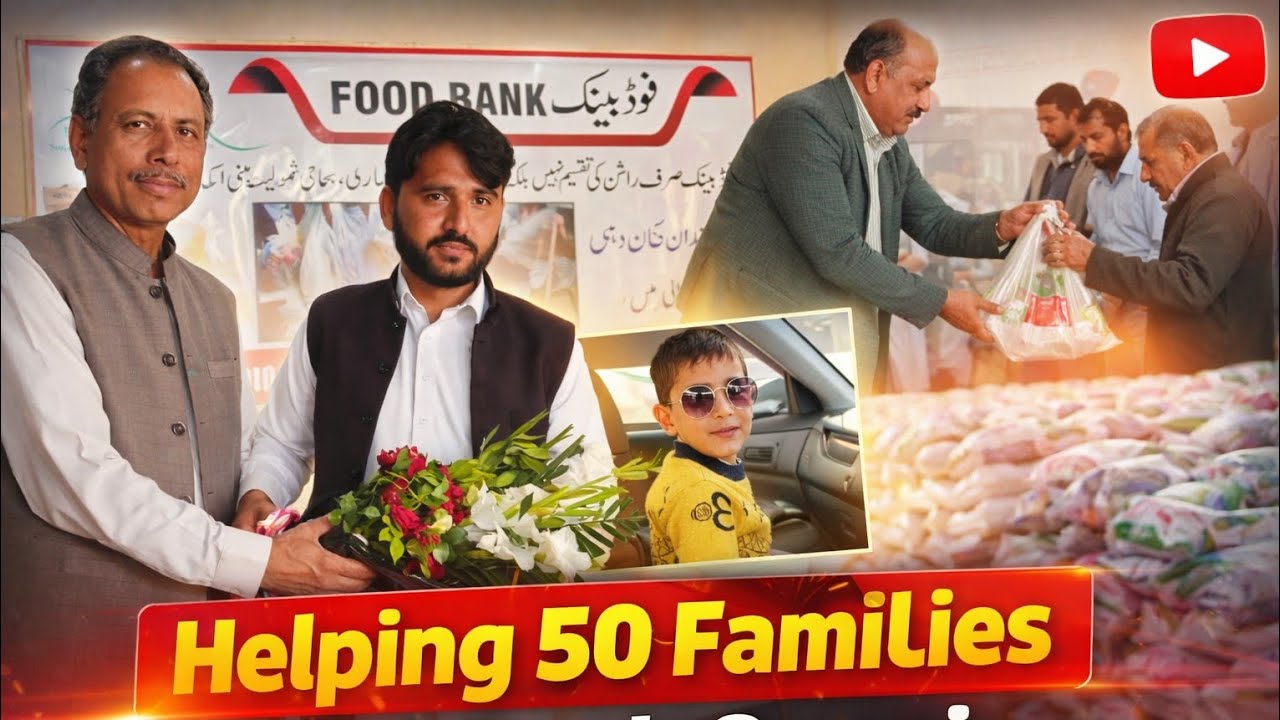 Helping 50 Families | Food Bank Opening Full Vlog