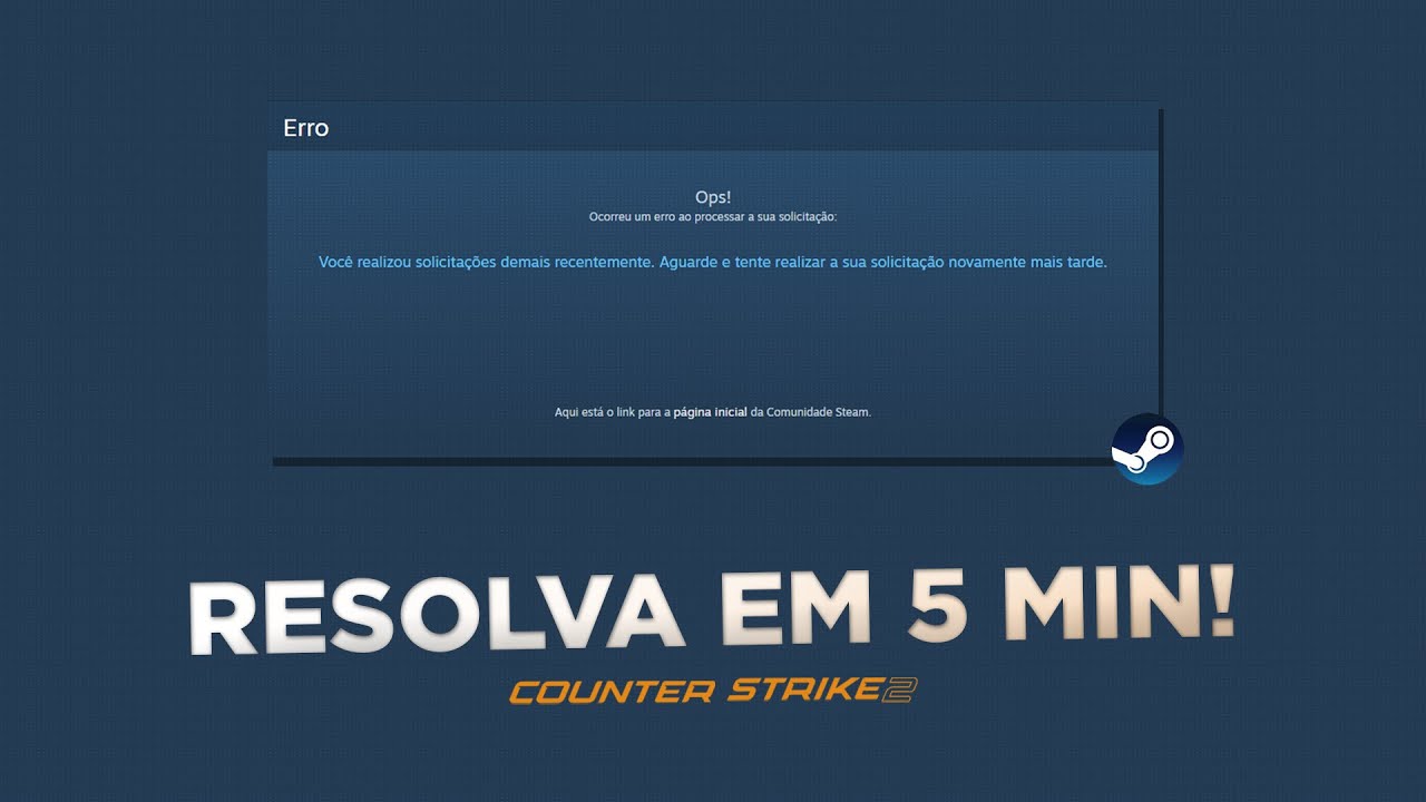 ERRO NO MERCADO DA STEAM 
