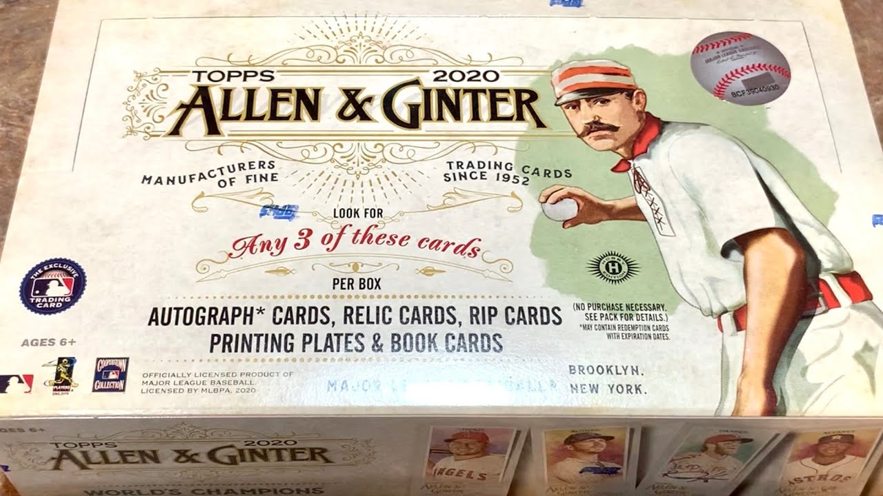 NEW RELEASE!  2020 TOPPS ALLEN & GINTER HOBBY BOX BREAK!