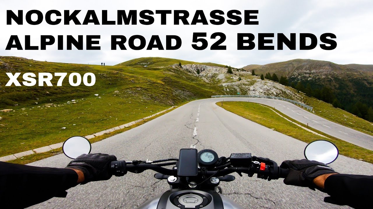Nockalmstraße Motorrad XSR700 52 Bends Alpine Road