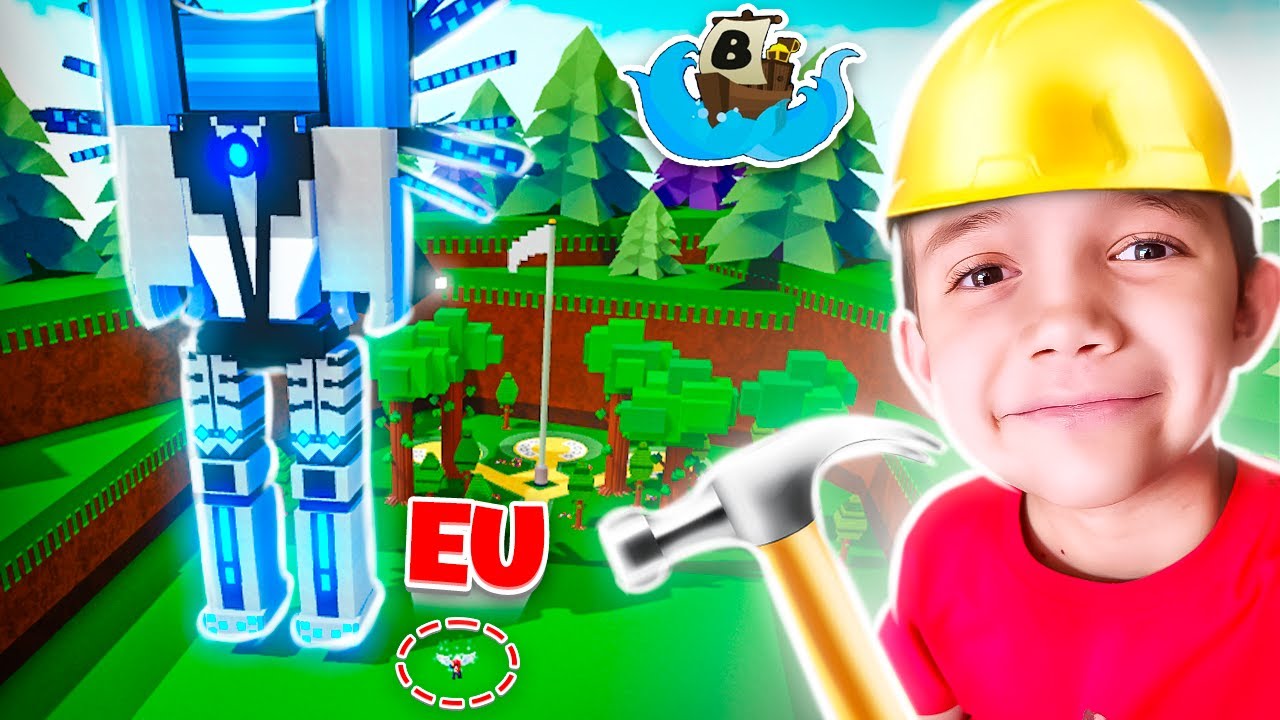 Criei o COMPUTER TITAN SKIBIDI WARS no BUILD a BOAT👷 ROBLOX
