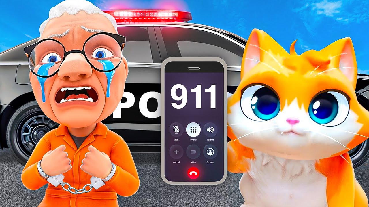Calling THE POLICE On Granny - I Am Cat VR