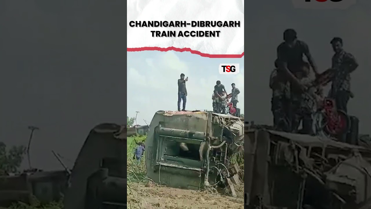 #watch | Four dead, 20 injured as several coaches of Chandigarh-Dibrugarh Express derail in Gonda