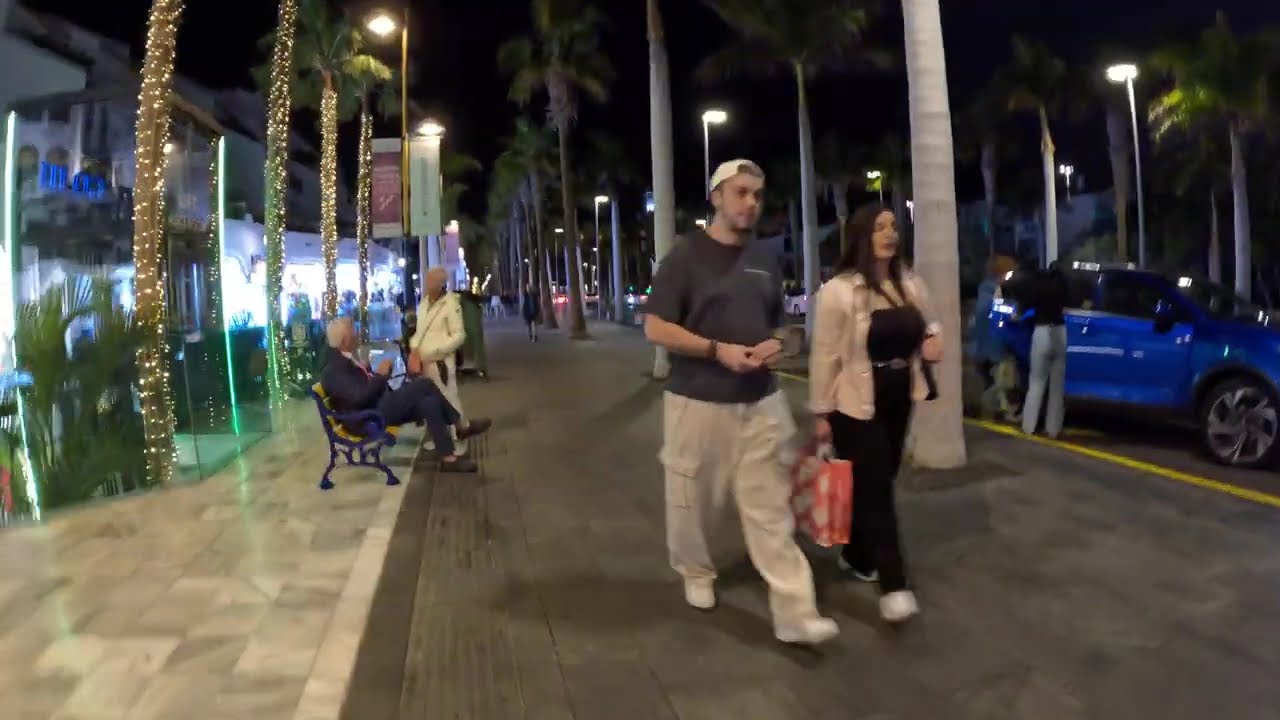 Playa de las Américas Tenerife Canary Islands Golden Mile To Beach 5.3K 4k Walking Tour Jan 2026 UHD