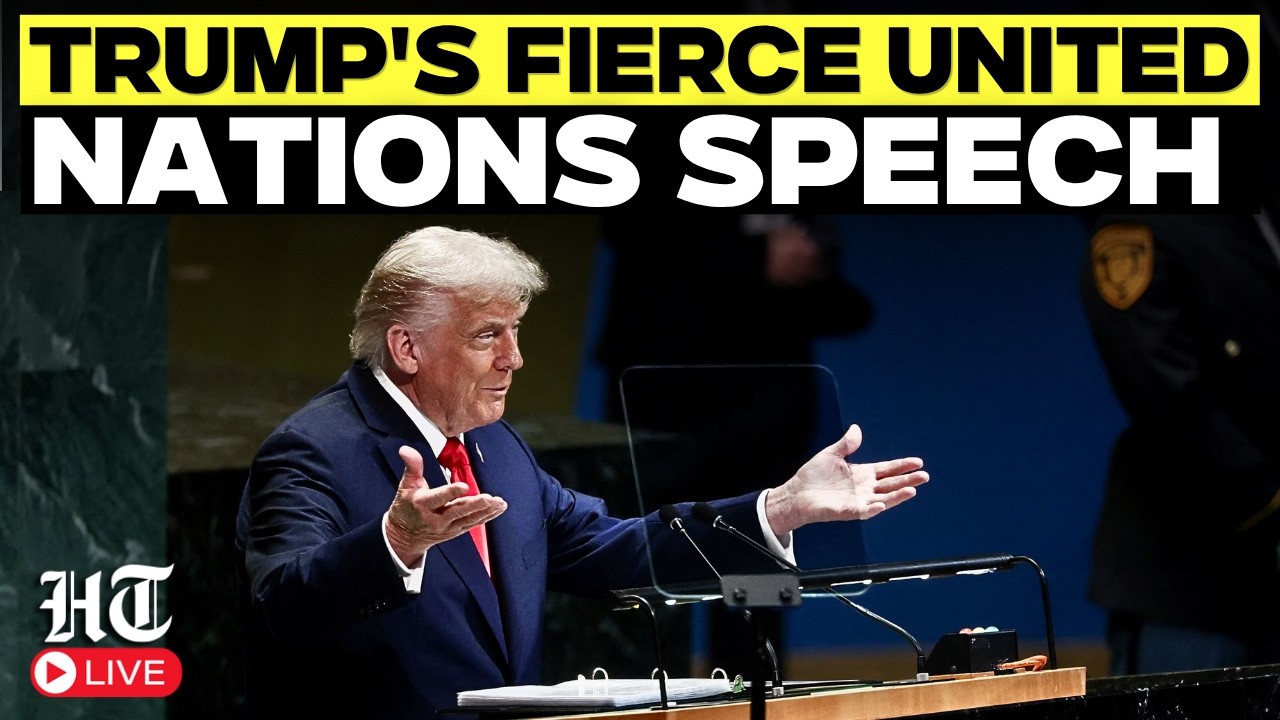 LIVE: Trump&rsquo;s UNGA Speech | Iran | Russia Ukraine War | Tariffs | Israel | United Nations | New York