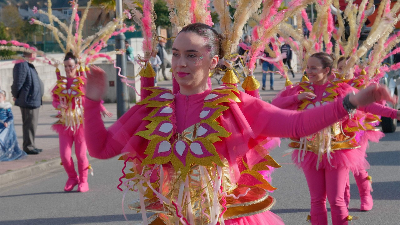 El desfile de Carnaval de Toreno presenta las mejores fantasías de las peñas del Bierzo