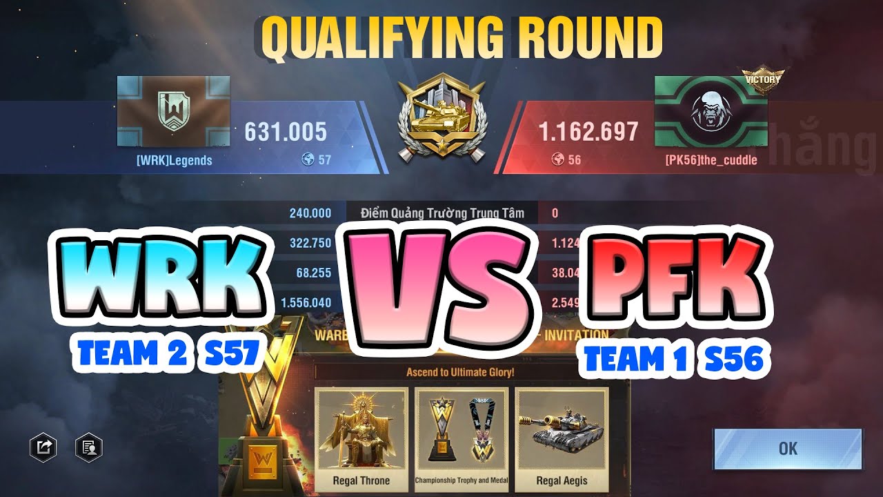 WARPATH 12.5 - WRK S57 (Team 2) VS PFK S56 (Team 1) | Qualifying Round Warbound Conquest season 1