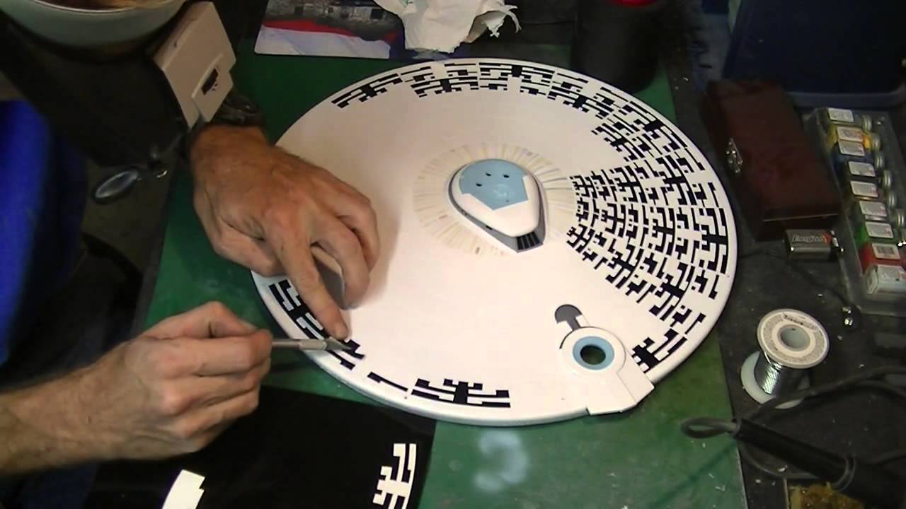 Polar Lights 1/350 Scale Enterprise Refit Buildup PT 12