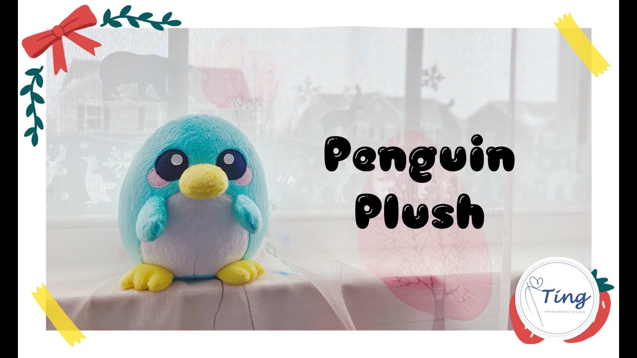 DIY Penguin Plush Toy|【FREE PATTERN DOWNLOAD】| Winter Gift |step-by-step| 企鹅玩偶