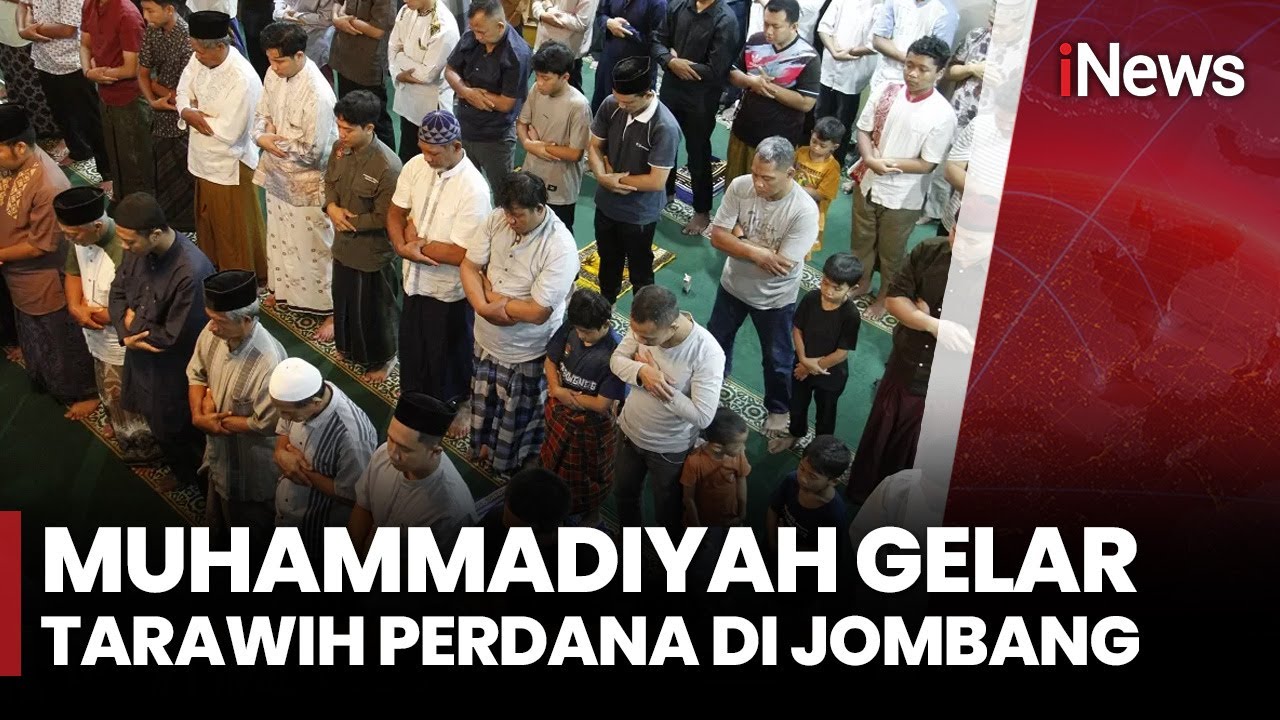 Momen Tarawih Perdana Jemaah Muhammadiyah di Jombang | iNews Siang 18/2