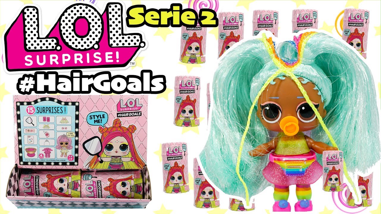 Caja entera de LOL Surprise #Hairgoals Serie 2  Las lol con cabello y 15 sorpresas