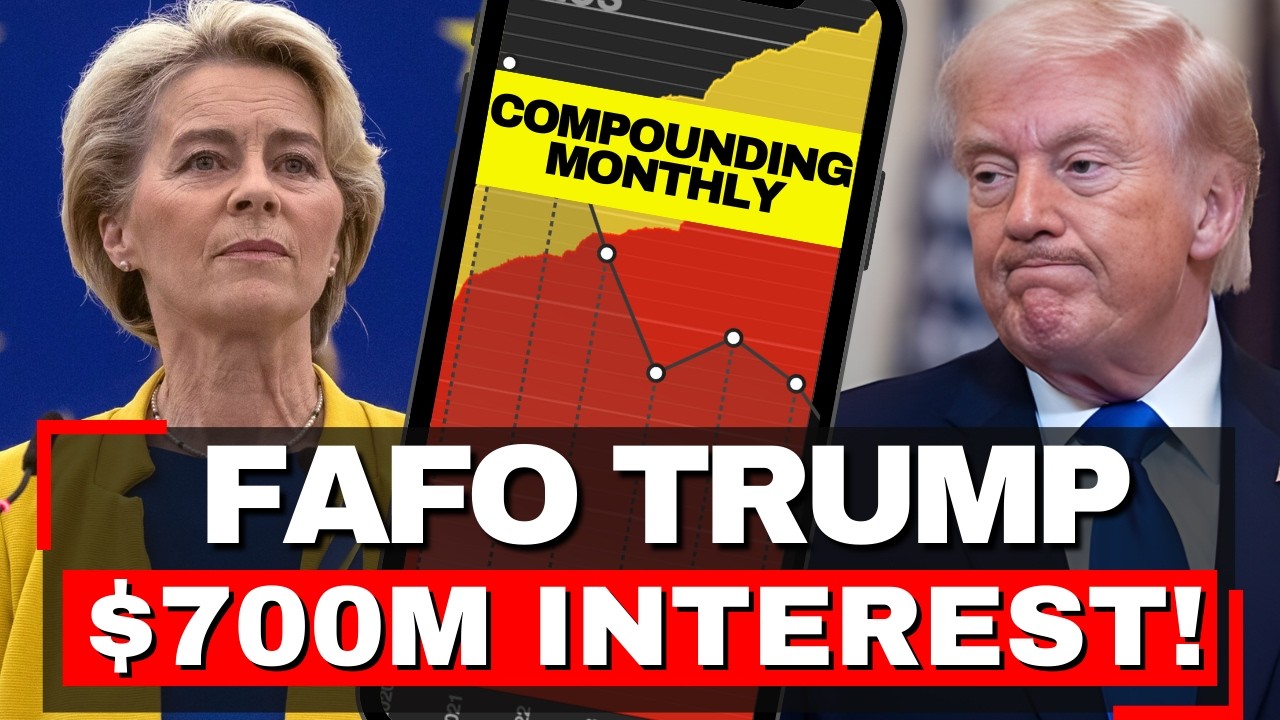 USA DISASTER: Europe/Canada Get $175B Back PLUS $700M Monthly - USA's Tariff Scheme COLLAPSES