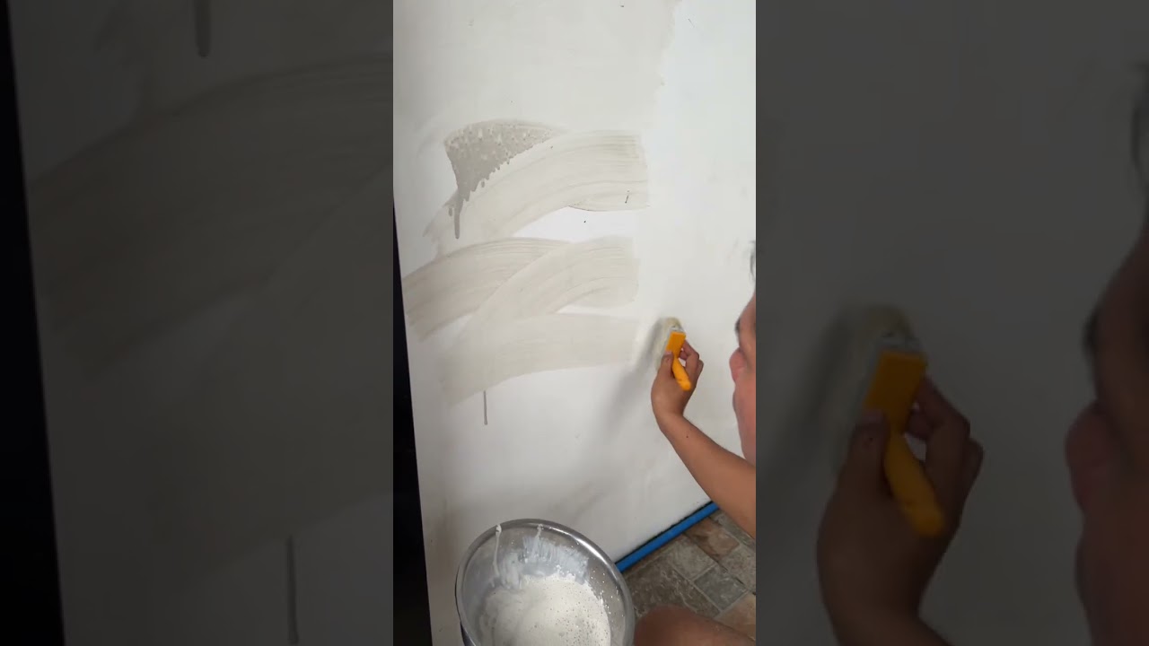 How to Paint Lime Wash Paint on your Wall Tutorial