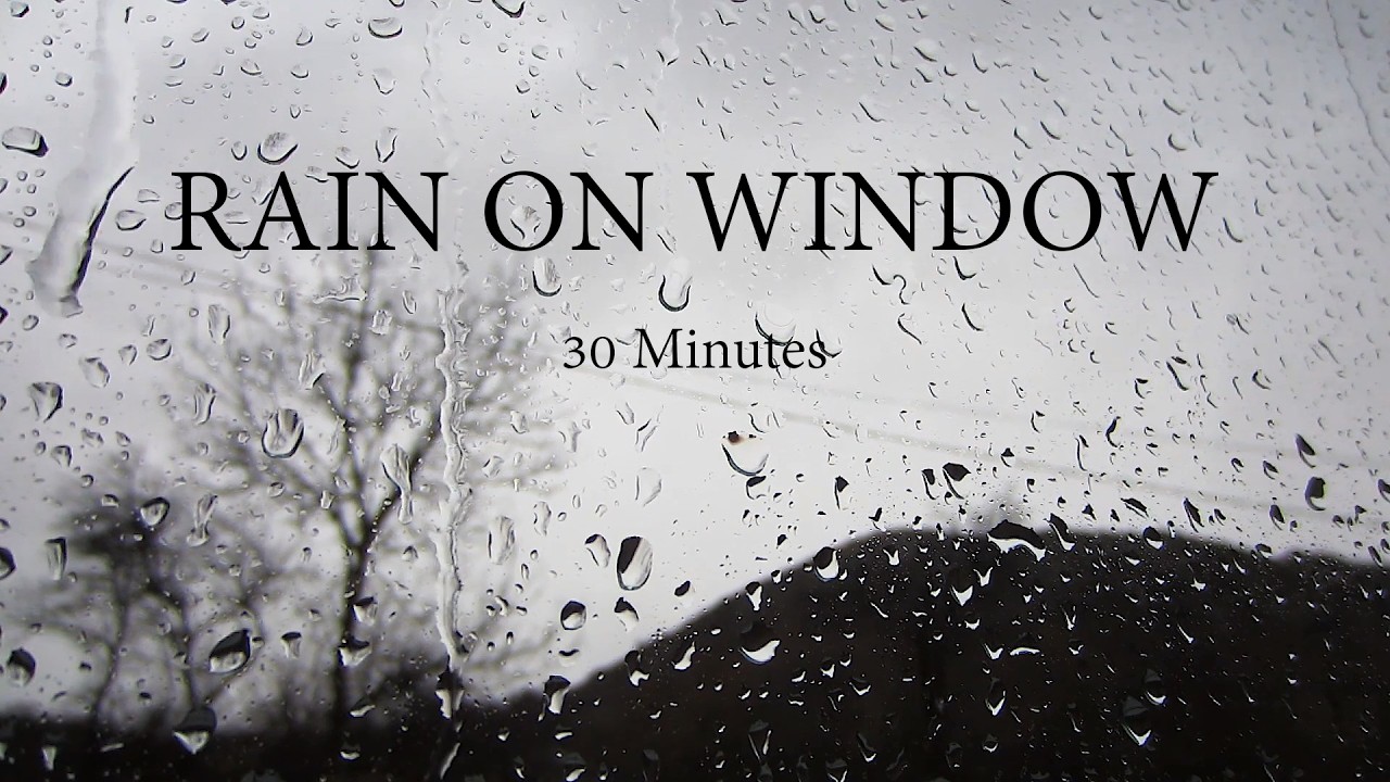 🌧️ Rain on Window for Deep Sleep | 30 Minutes Cozy Night Ambience