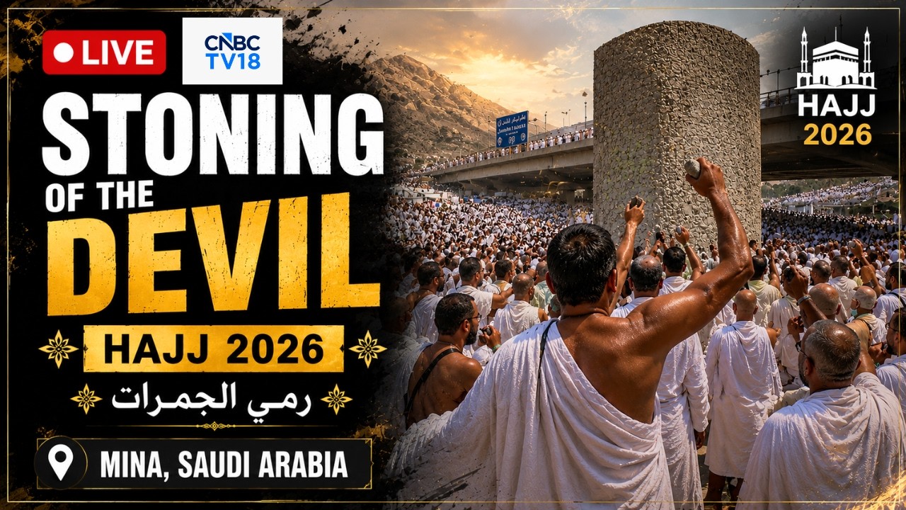 Hajj LIVE: Muslim Pilgrims Hurl Stones During 'Stoning of The Devil&rsquo; Ritual | EID Ul Adha | N18G