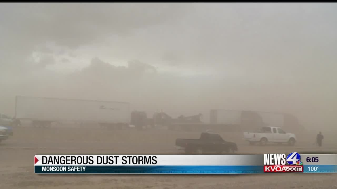 Monsoon Safety: Dangerous Dust Storms