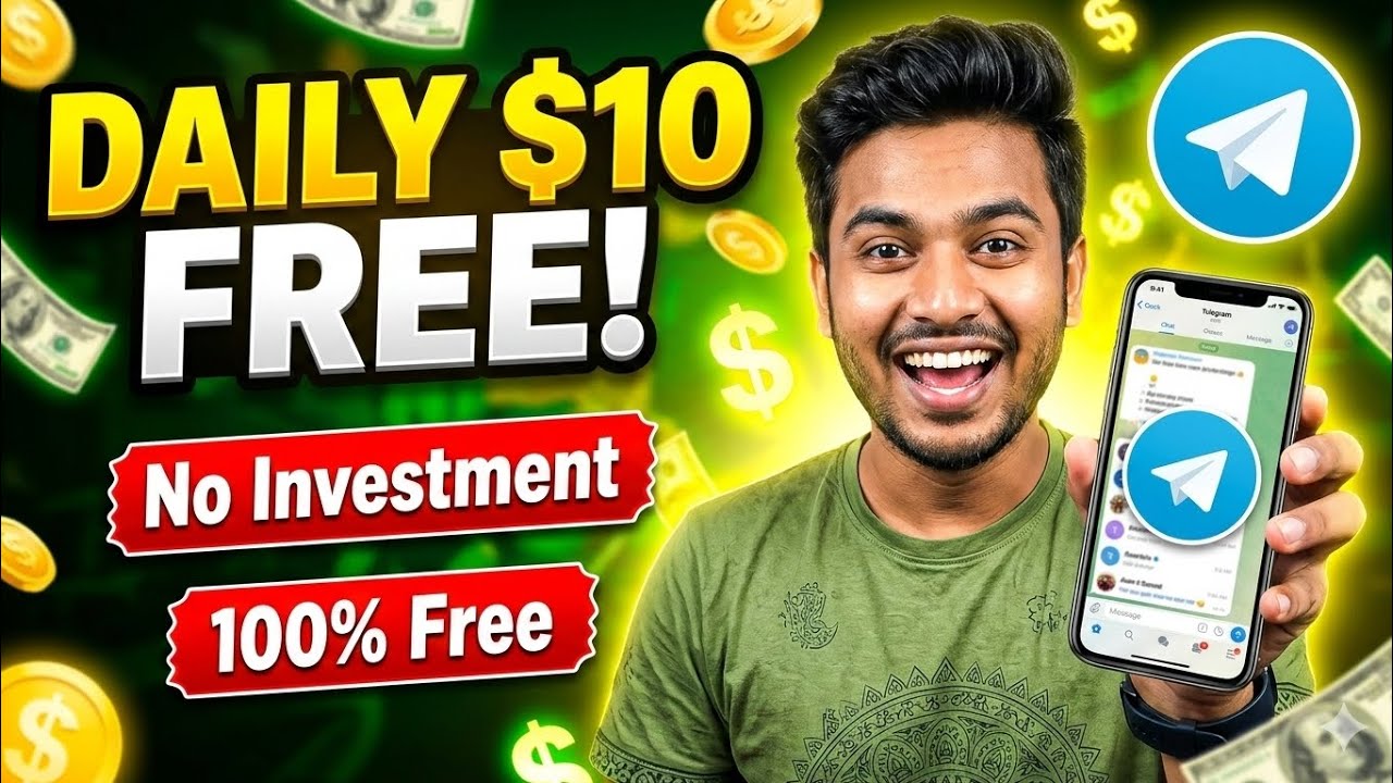|FREE TELEGRAM AIRDROP 2026 🔥🔥 DAILY EARN $10 DON'T MISS GUYS 