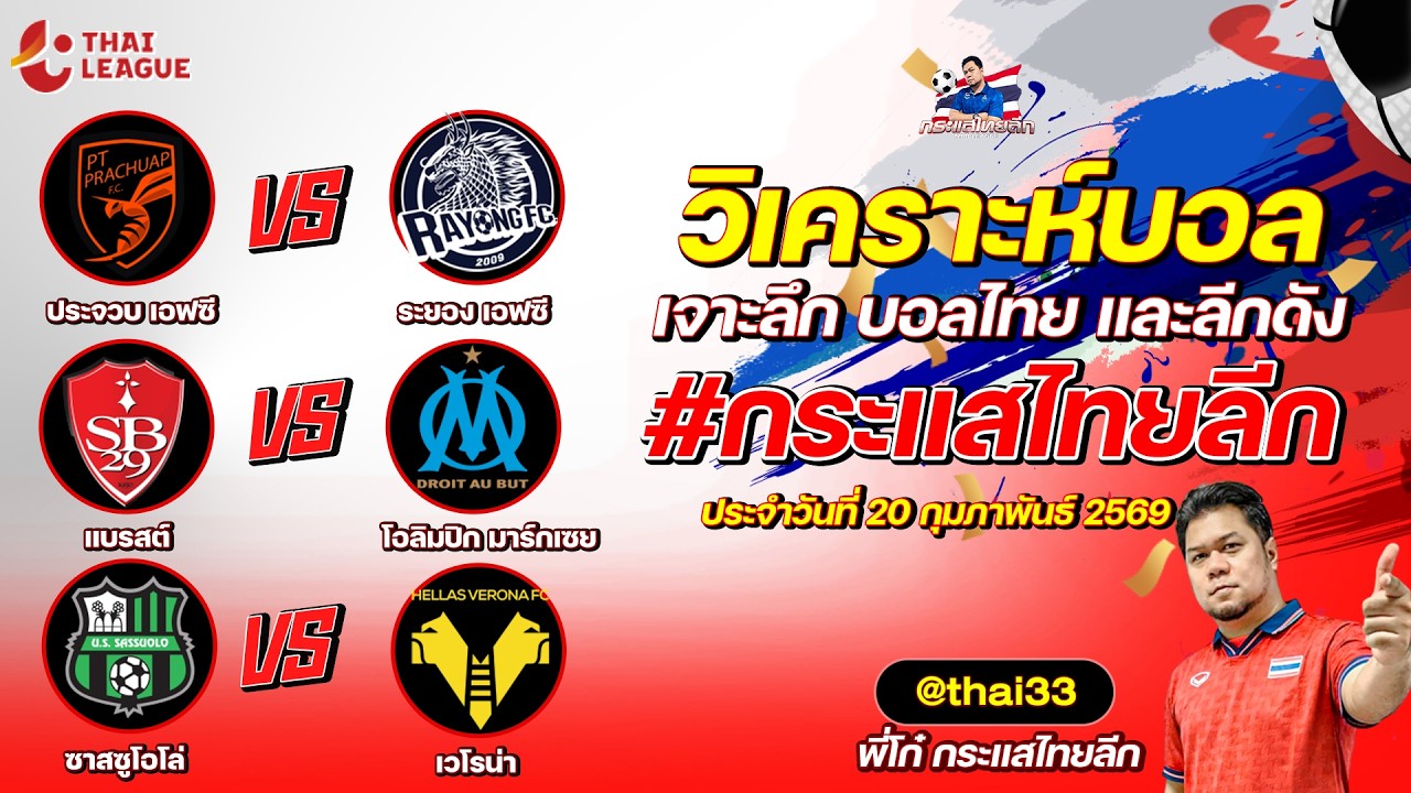 กระแสไทยลีก ทรรศนะบอล 3 คู่ | by โก๋บอลไทย