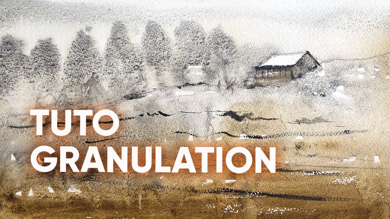 Comment utiliser l'Aquarelle qui granule