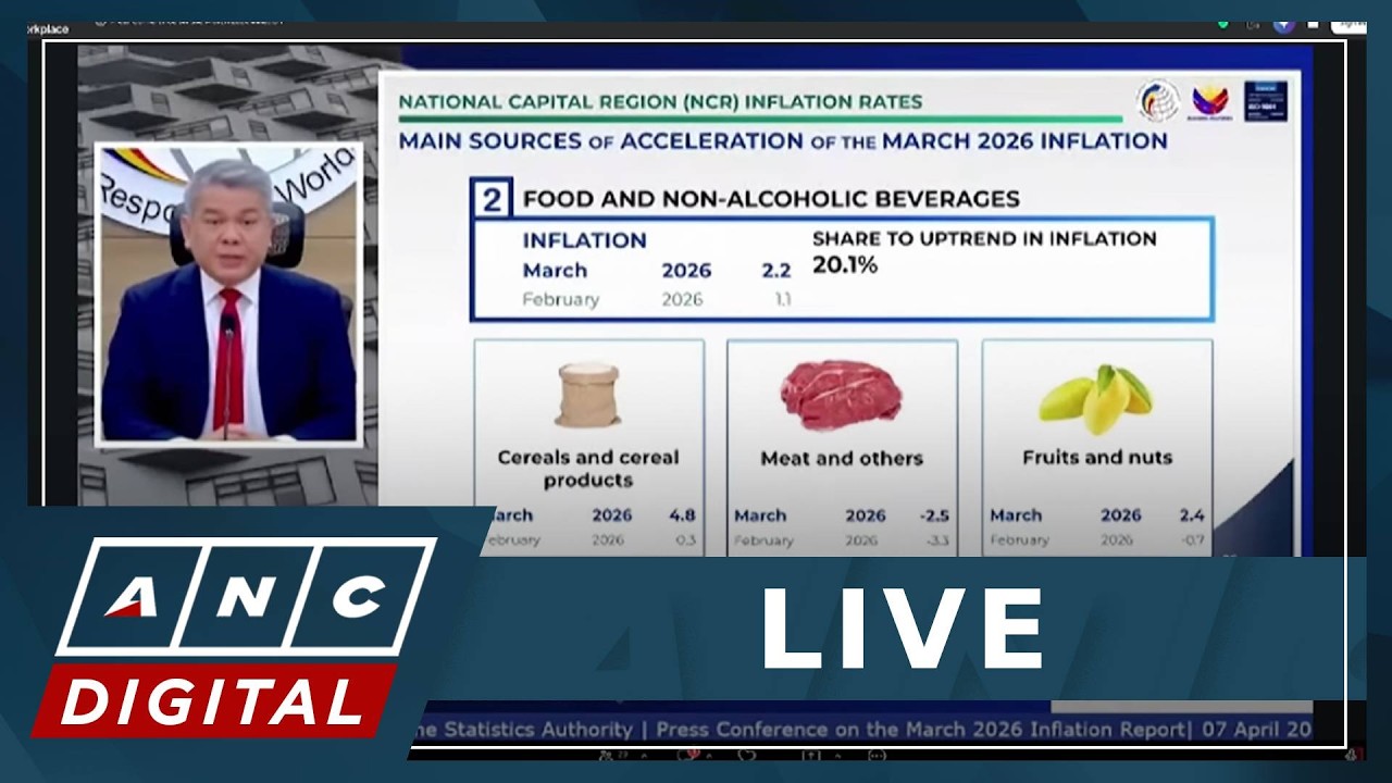 LIVE: Philippine Statistics Authority holds press conference on latest inflation updates | April 7