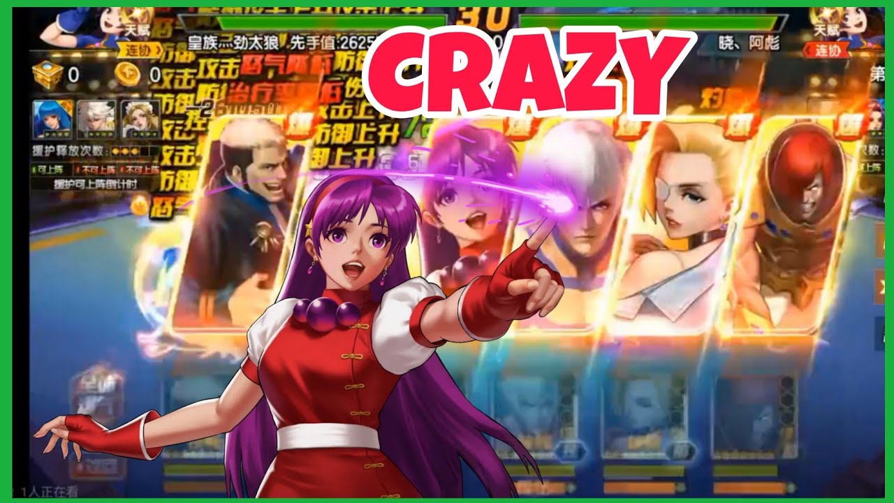 REBIRTH ATHENA ASAMIYA Múltiple Damage - KOF 98 UM OL [CHINA QQ WECHAT]