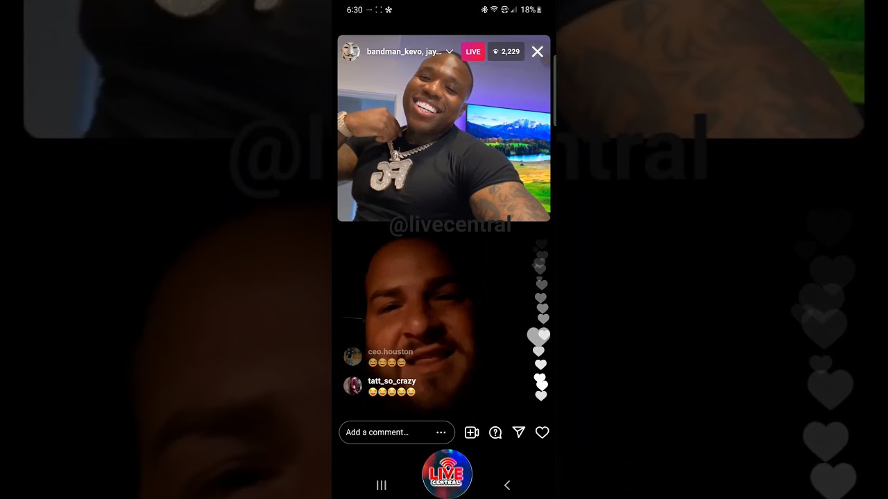 Bandman Kevo  Questions his followers lifestyle 🤭 on ig livecentral