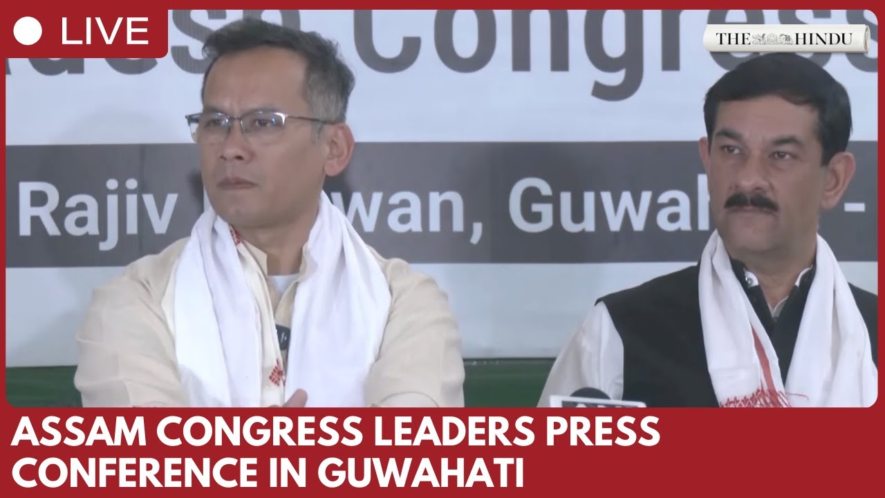 Assam Congress leaders, including Gaurav Gogoi, address party crisis