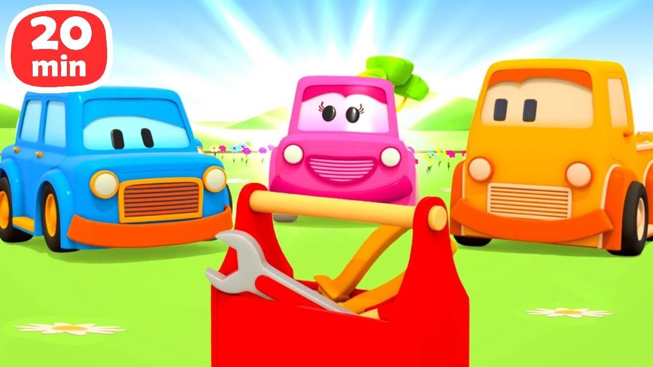 Cartoon-Compilation mit den schlauen Autos | Kinder-Auto-Spaß