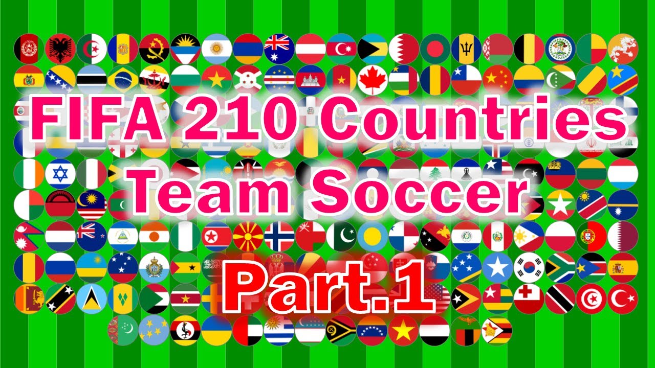 FIFA 210 Countries Team Marble Soccer Part.1 (Qualifying League1 Group A) | Marble Factory