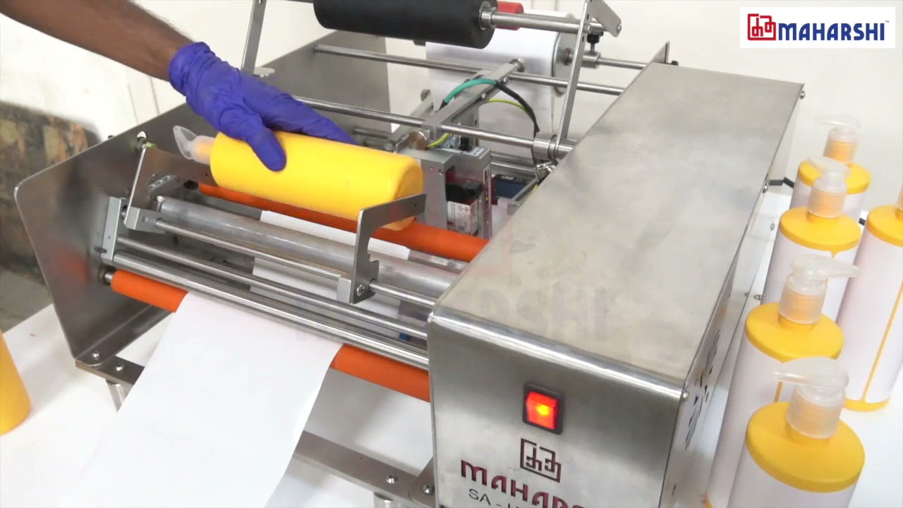 Semi Automatic Labelling Machine | Bottle Labelling Machine | Sticker Labelling Machine
