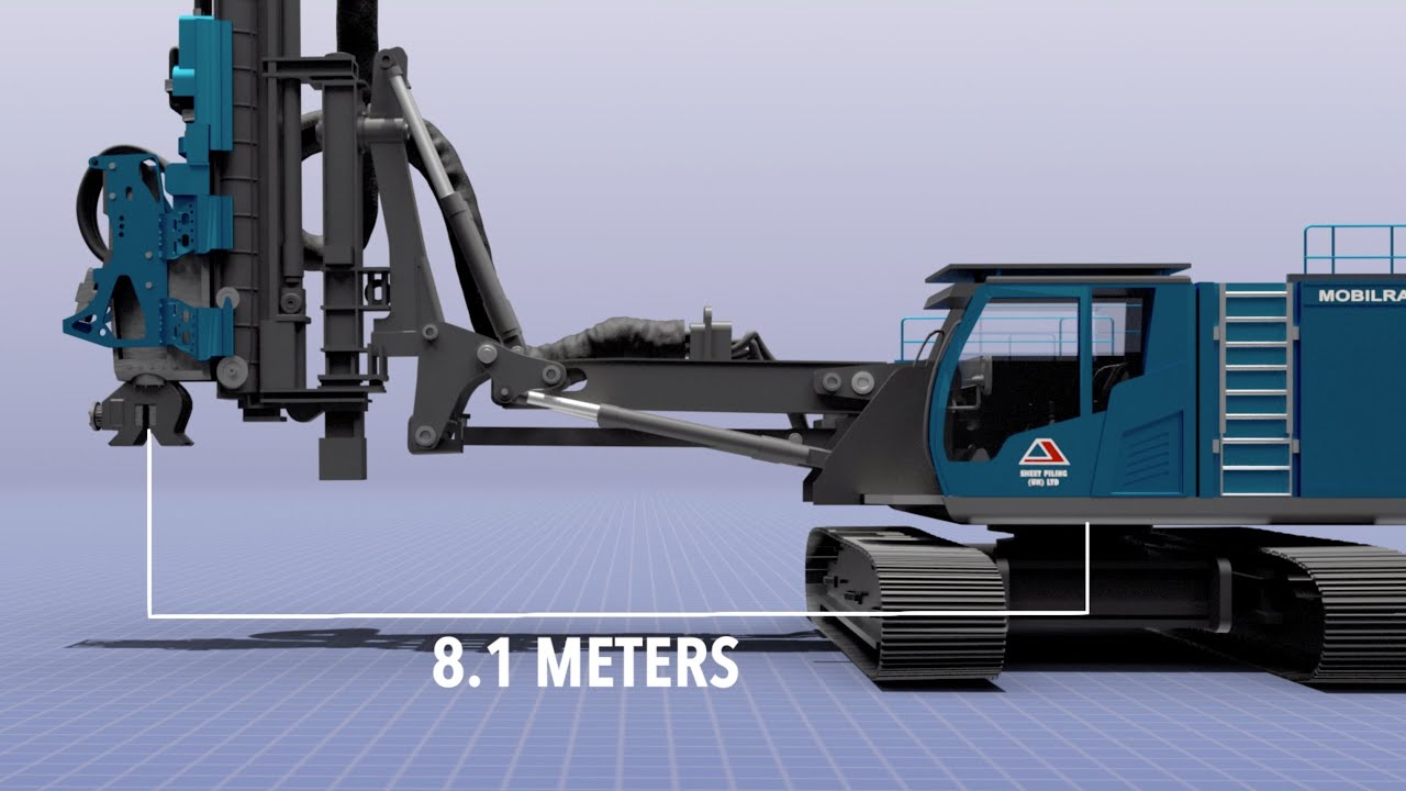 Sheet Piling (UK) Ltd TM20 Long Reach Leader Rig