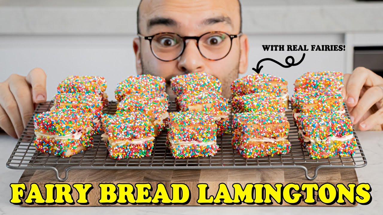 Fairy Bread Lamingtons - The Scran Line