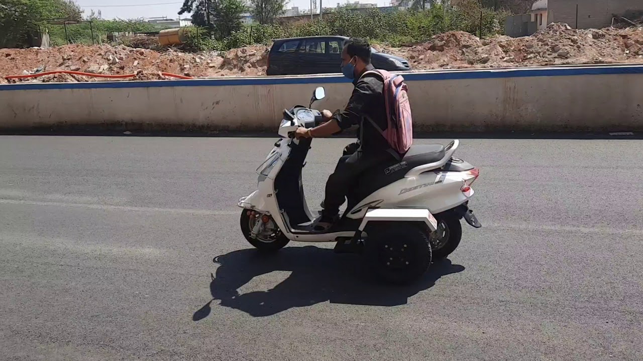 hero destino modified  into three wheeler near  RTC busstand  anantapur  9885174556