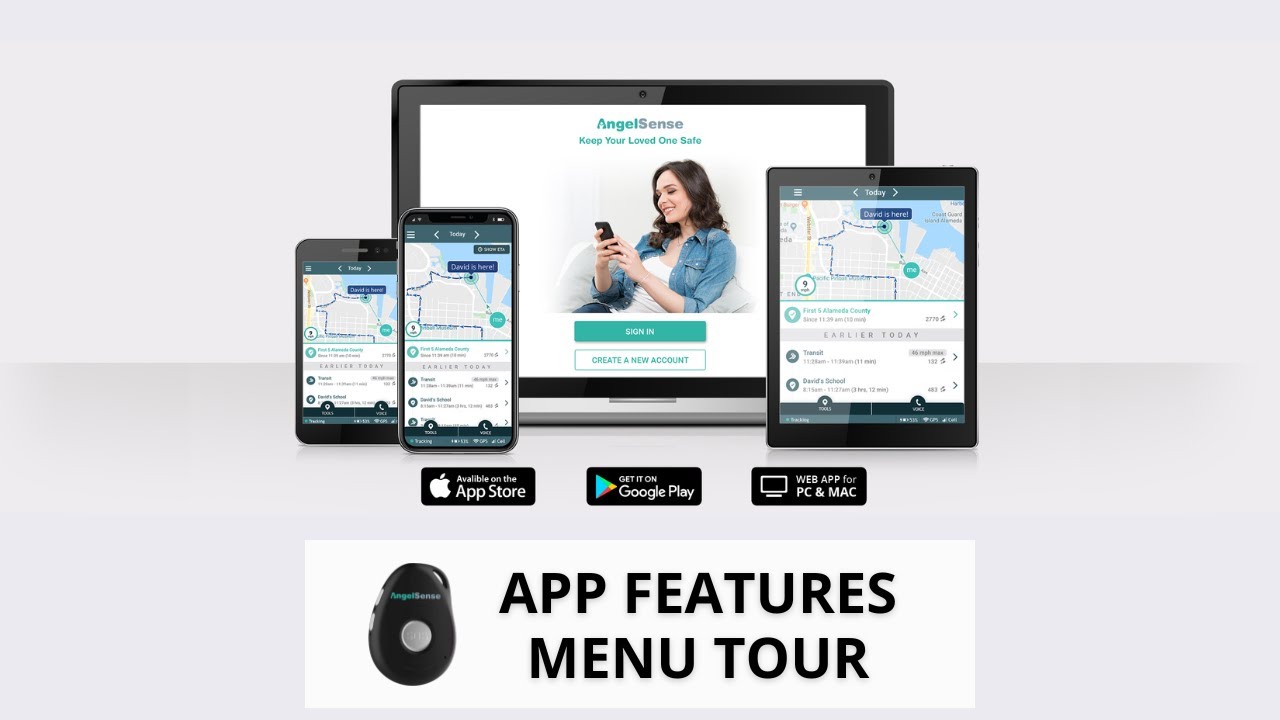 AngelSense GPS 4 Tracking Device for Kids & App Overview