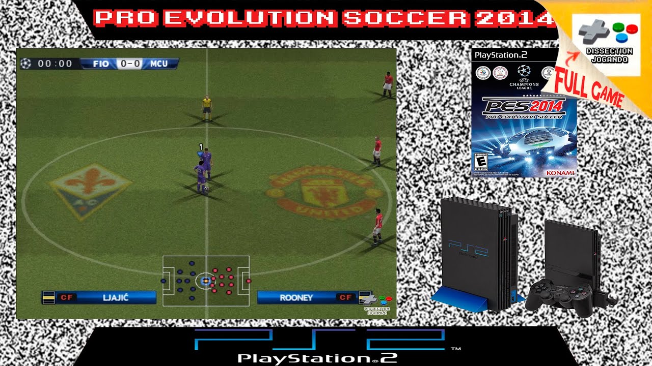 Pro Evolution Soccer 2014 - Playstation 2 [UEFA Champions League] [Longplay]