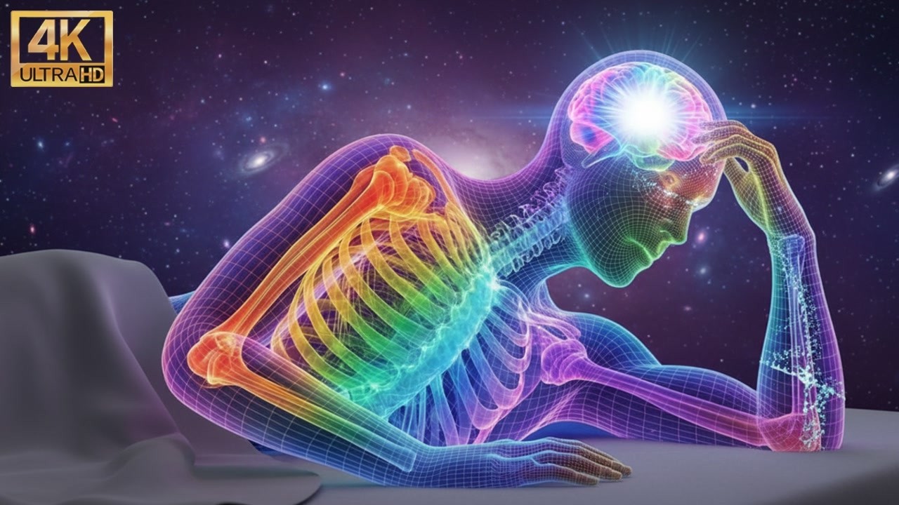 432Hz + 741Hz + 852Hz | The Deepest Healing Sleep : DNA Repair And Whole Body Regeneration #28