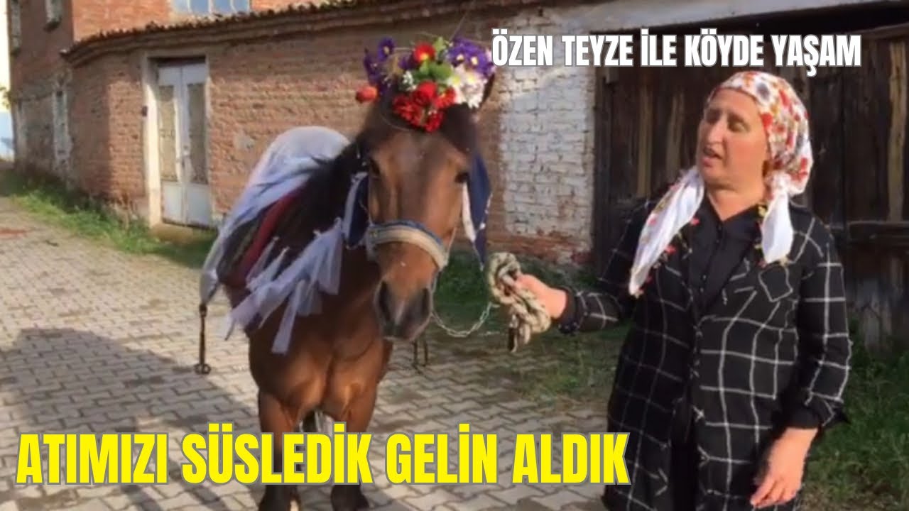 KÖYDE ATIMIZI SÜSLEDİK GELİN ALDIK 👰 🤵-KÖY DÜĞÜNÜ / KÖYDE YAŞAM