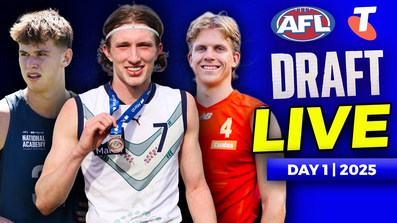 2025 AFL Draft | Day 1 | Live Stream