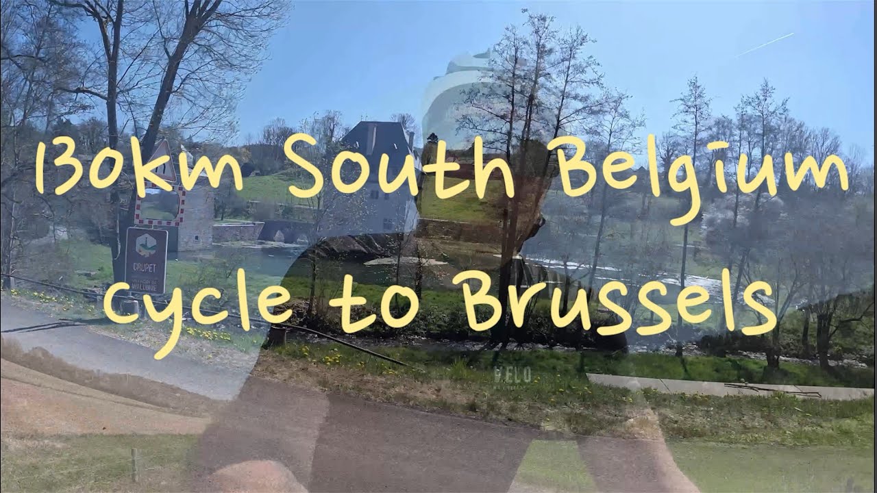 130km South Belgium cycle to Brussels