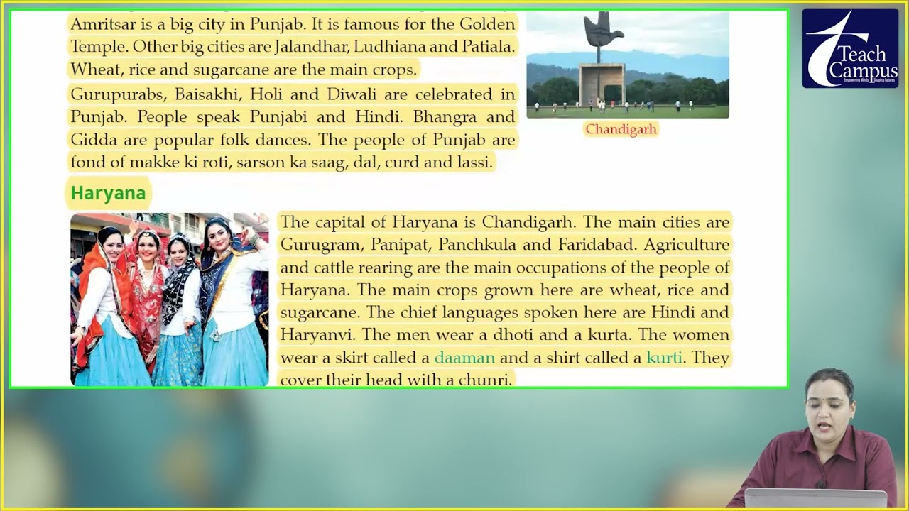 Ch 3 | Sangam Group of Publication | SST | Class 04 |  The Fertile Nor Plains | For children