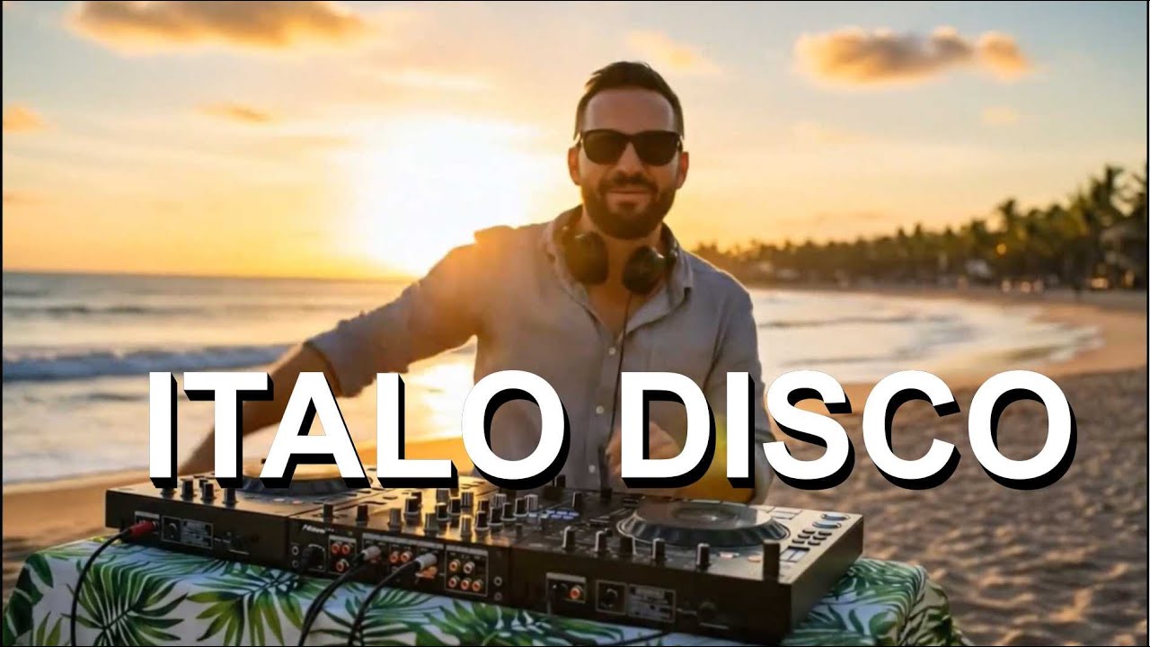 🌴 Italo Disco Beach Party 🎶 Retro 80s DJ Mix | Summer Dance Night Vibes