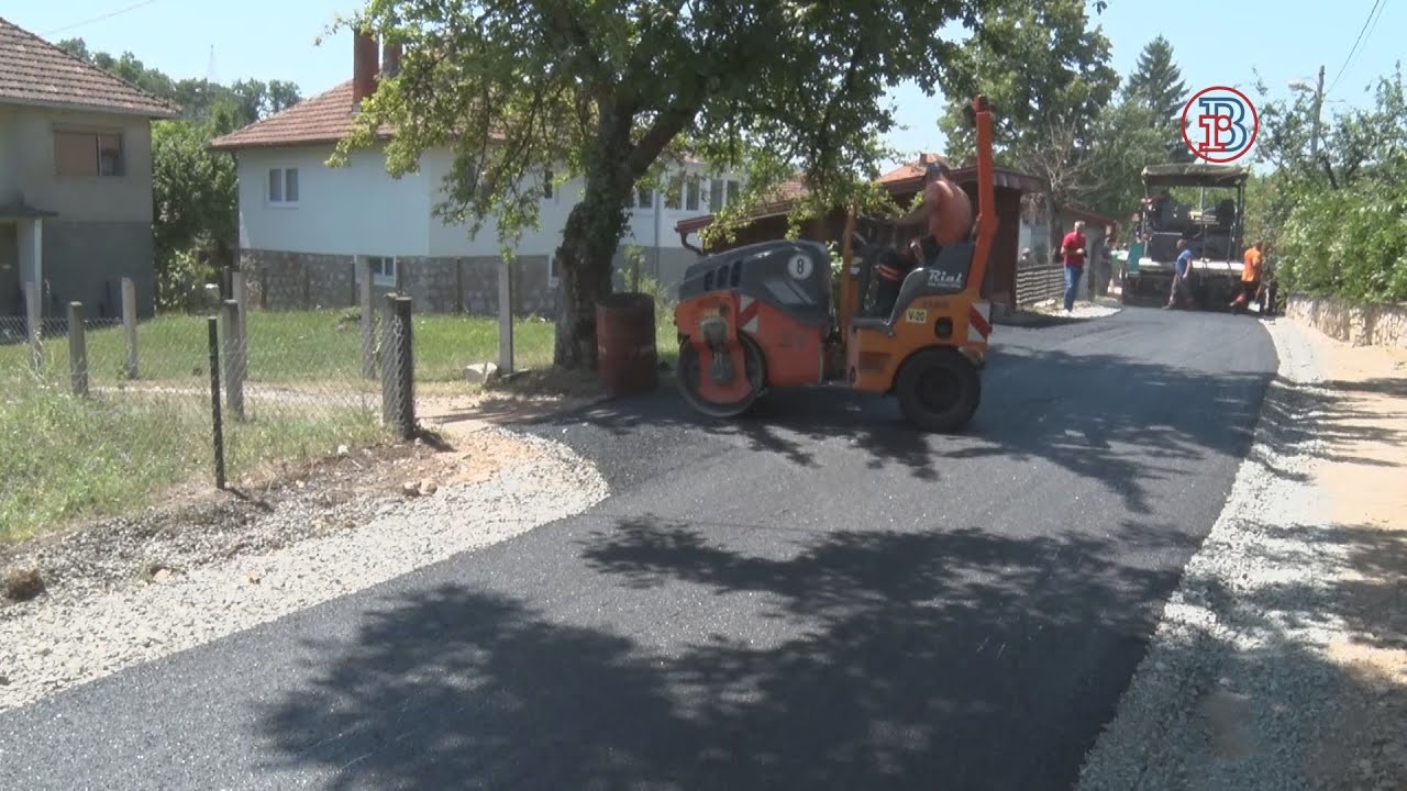 Asfaltirane dvije dionice u MZ Treštenica ukupne dužine 630 metara