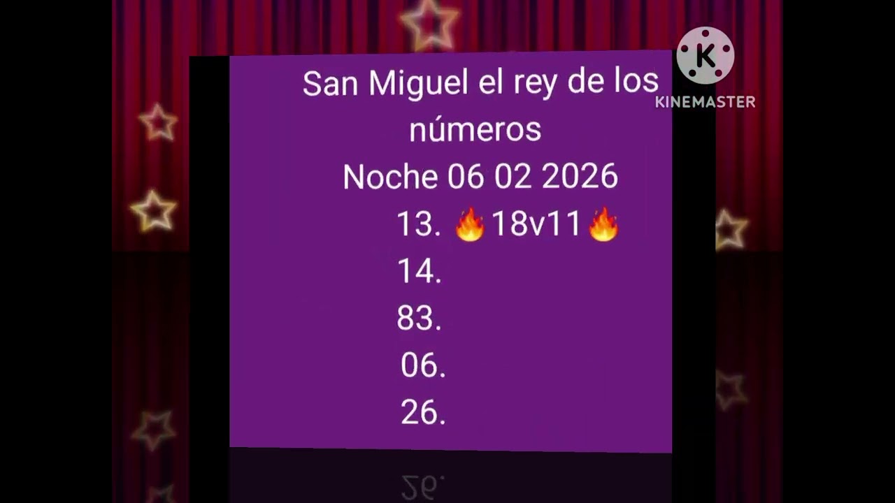 San Miguel el rey de los n&uacute;meros 