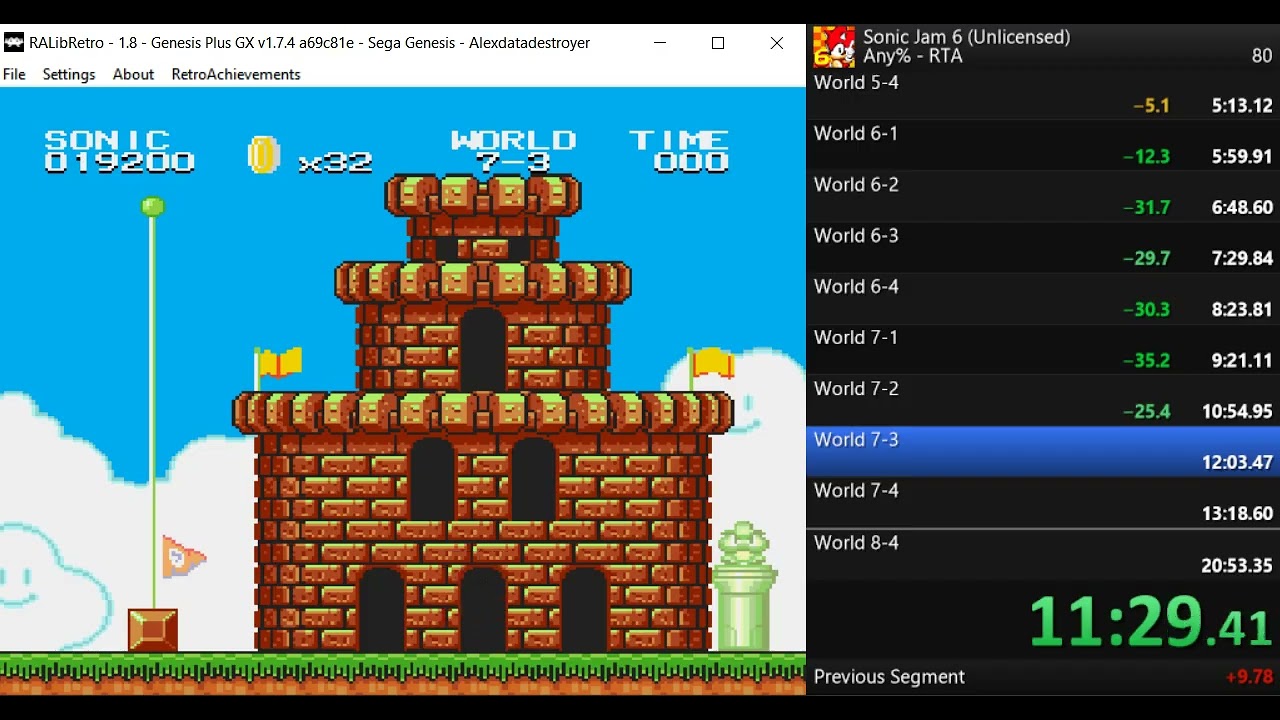 Sonic Jam 6 (Unlicensed) speedrun -- Any% RTA -- 17'26''79