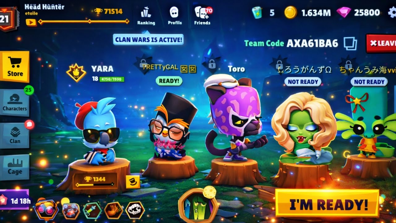 How to Play with Yara Fuzzy Nix Lizzy Squad Gameplay Zooba