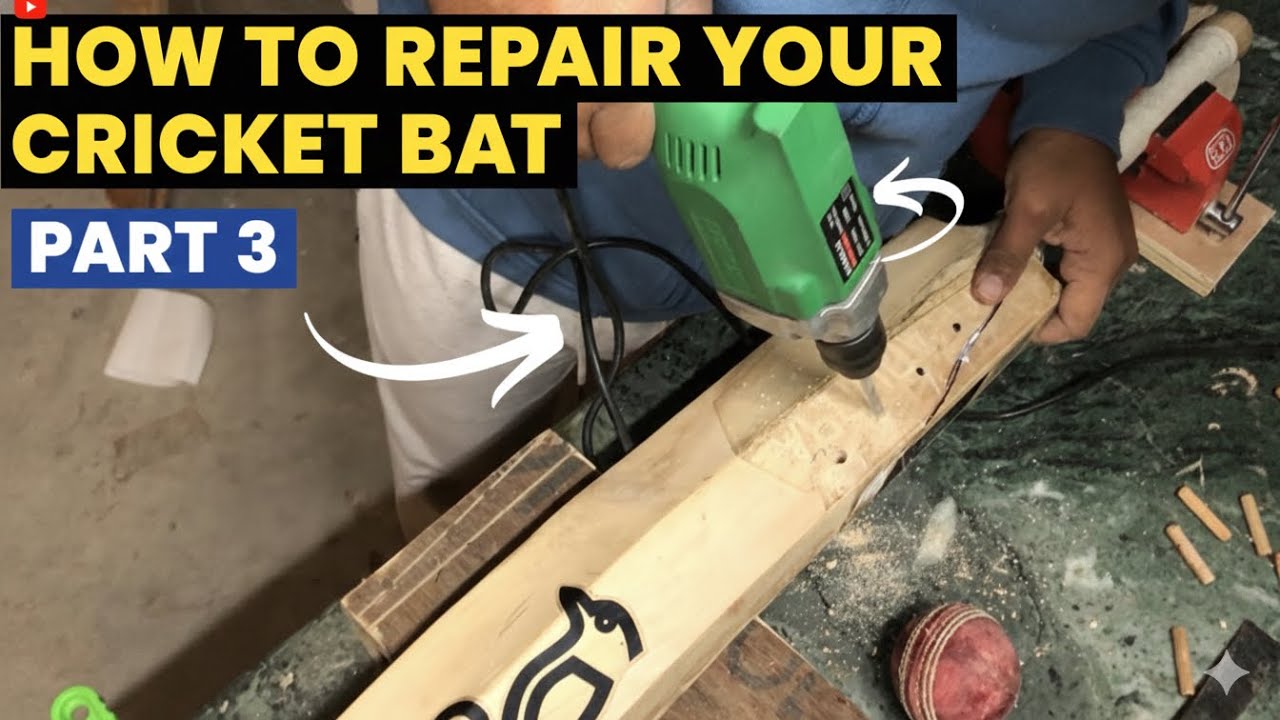 🏏 How to Repair Your Cricket Bat (Part 3)